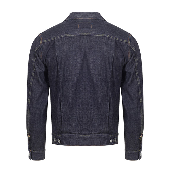 Rinsed Wash SC11953A Navy 1953 Model 14.25oz Denim Jacket CANE10615