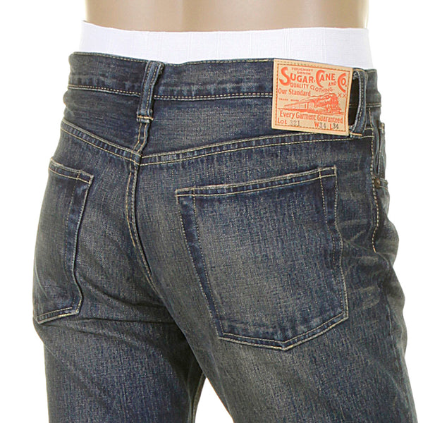Vintage Boot Cut SC40321H Hard Wash Selvedge Denim Jeans CANE9030