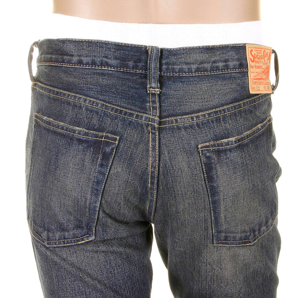 Vintage Boot Cut SC40321H Hard Wash Selvedge Denim Jeans CANE9030