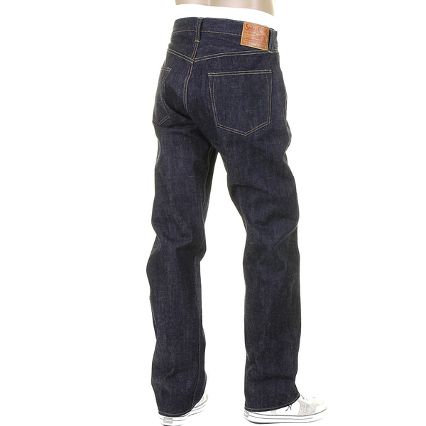 Blue Vintage Cut Non Wash SC41947N Selvedge Denim Jeans CANE3195