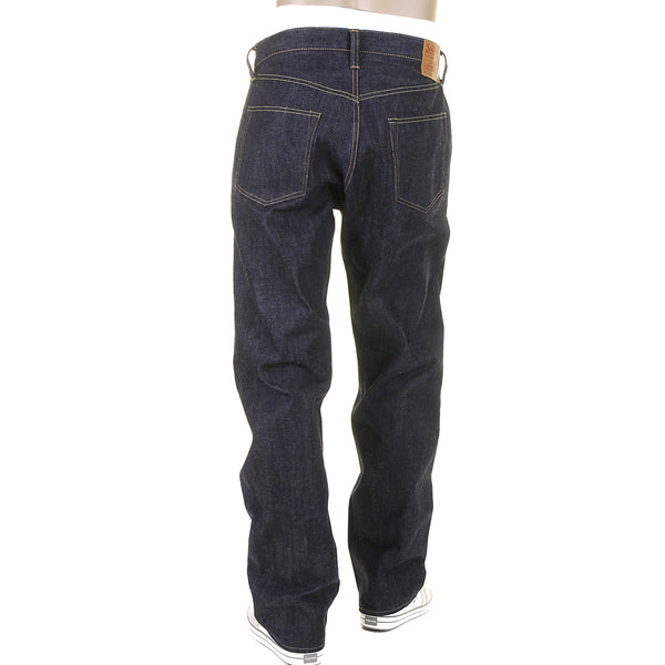 Blue Vintage Cut Non Wash SC41947N Selvedge Denim Jeans CANE3195