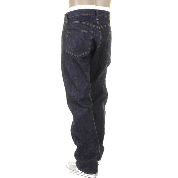 Blue Vintage Cut Non Wash SC41947N Selvedge Denim Jeans CANE3195