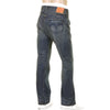 Vintage Cut Hard Wash SC41947H Dark Blue Selvedge Denim Jeans CANE5254