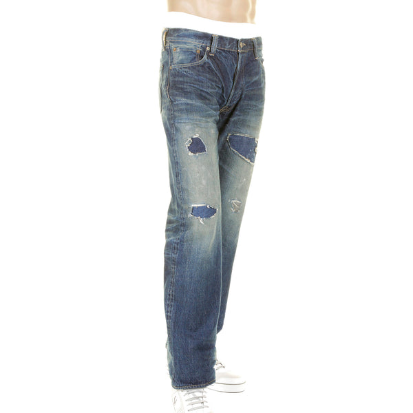 Aged 14oz Lone Star SC40902R Vintage Cut Selvedge Denim Jeans CANE2106