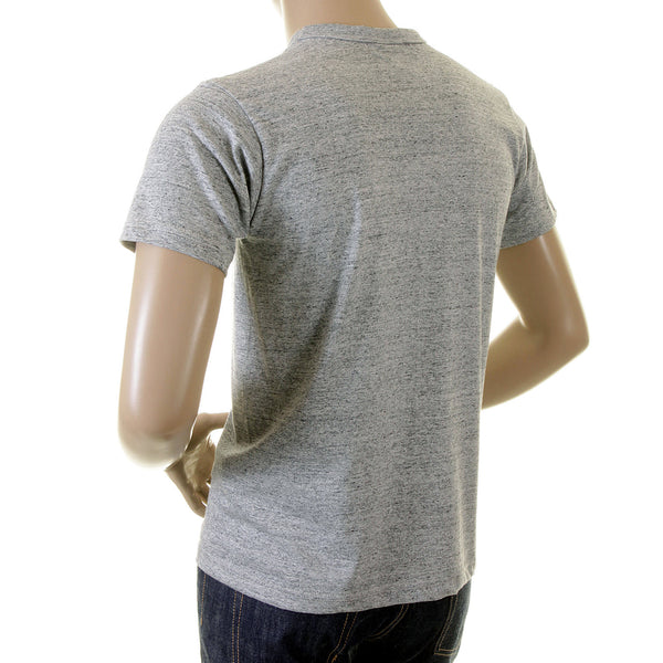 Cotton Marl Grey WV73544 Crew Neck Regular Fit Short Sleeve T Shirt CANE2023