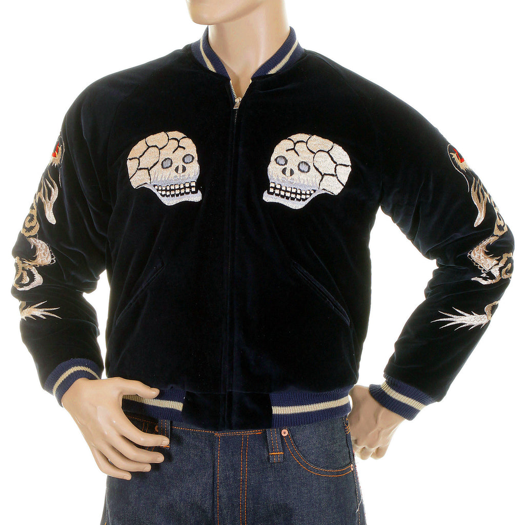 Dragon Embroidered TT11781 Silver and Wine Souvenir Jacket TOYOSC4232A –  SugarCane Jeans