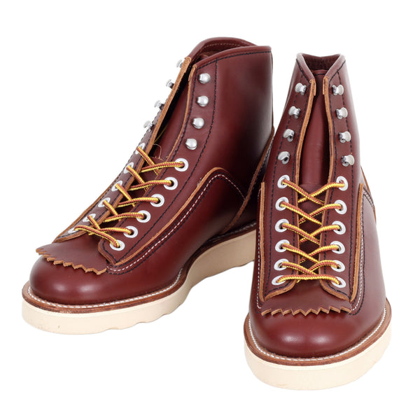 Mens Brown Leather Calf High Lace Up F01616 Hunter Work Boots CANE4475