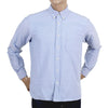 One Wash Cotton SC26475A Oxford Long Sleeve Light Blue Shirt CANE4472
