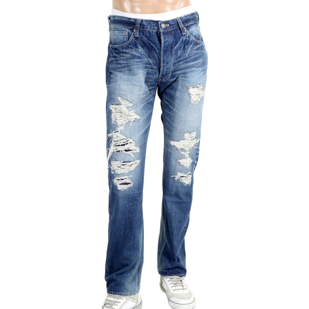 Navy Lone Star 13oz Vintage SC41111H Hard Wash Denim Jeans