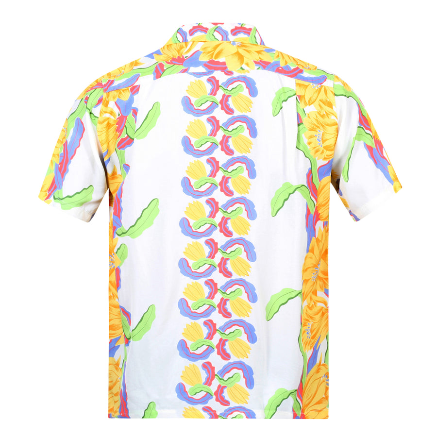 Night Blooming Cereus Printed SS33876 White Hawaiian Shirt SURF7568 Night Blooming Cereus Printed SS33876 White Hawaiian Shirt SURF7568