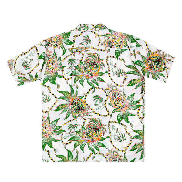 Dreams and Pineapples Print SS37774 Off White Hawaiian Shirt SURF8589