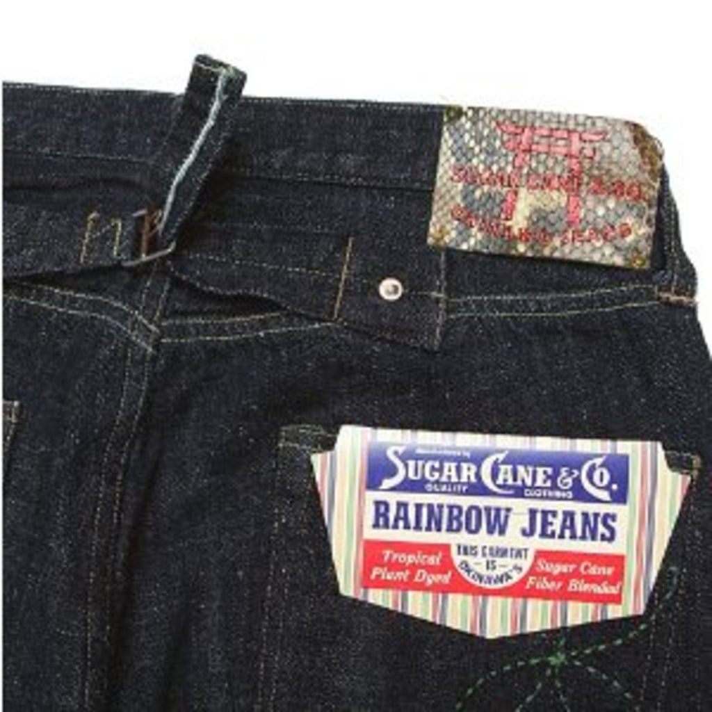 Sugar Cane Jean SC40701A one wash okinawa rainbow denim jean