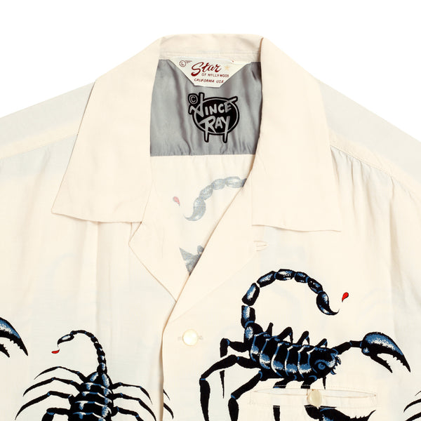 Scorpion SH37277 Vince Ray X Star of Hollywood Off White Shirt SoH9040