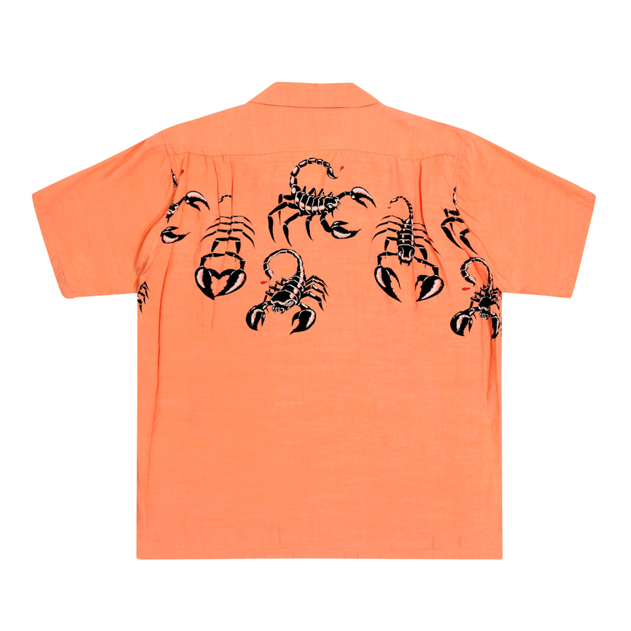 Scorpion Print Vince Ray SH37277 Star of Hollywood Pink Shirt SoH9042 Scorpion Print Vince Ray SH37277 Star of Hollywood Pink Shirt SoH9042