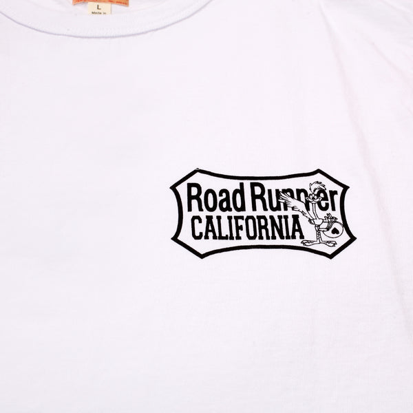Looney Tunes Road Runner CH78502 Motor Service White T-shirt CHES11076
