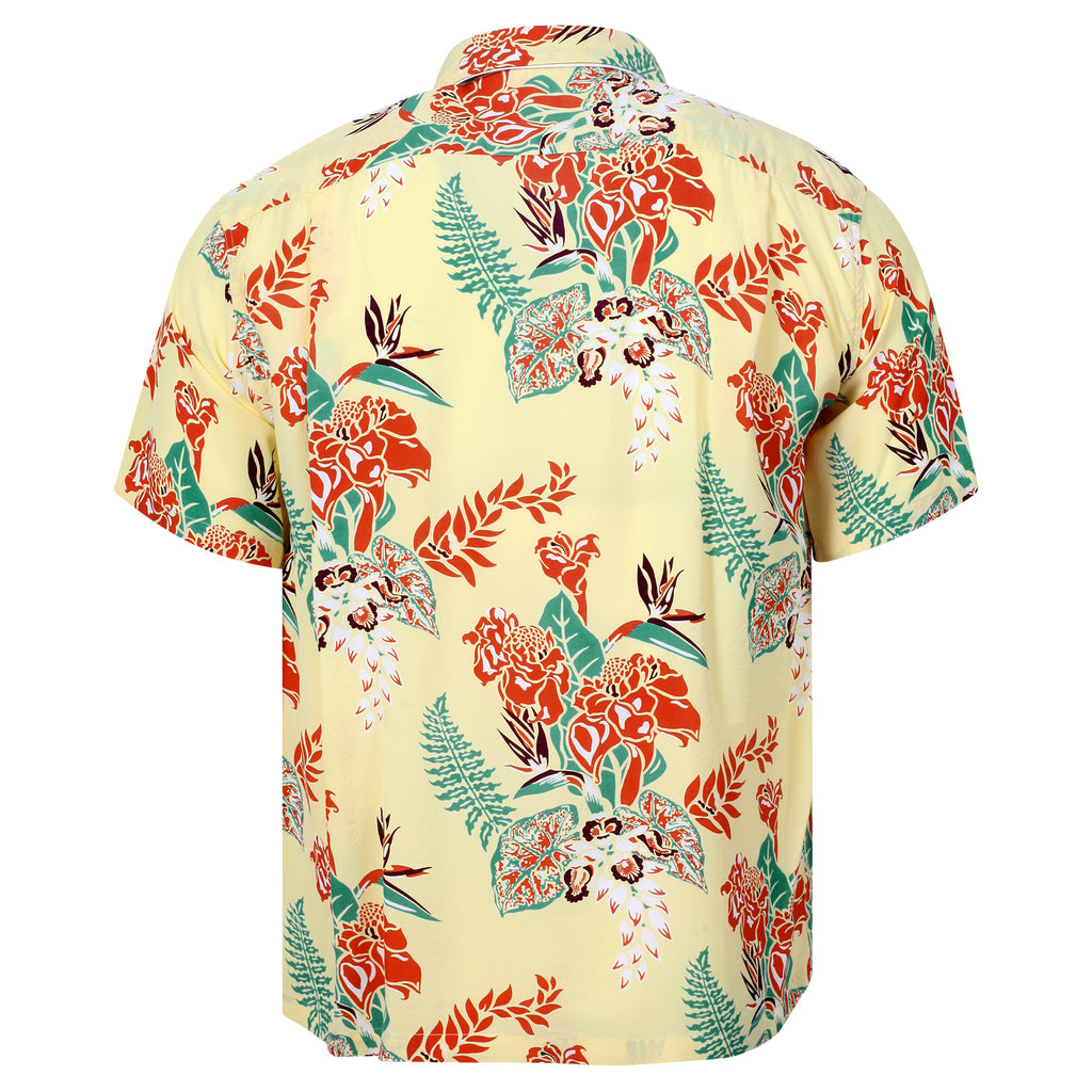 Vintage Hutspah short sleeve Hawaiian shirt w/ Carlsberg logo