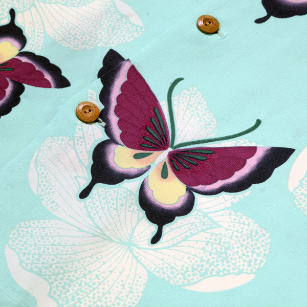 Mariposa Rayon SS38325 Short Sleeve Blue Hawaiian Shirt SURF11091