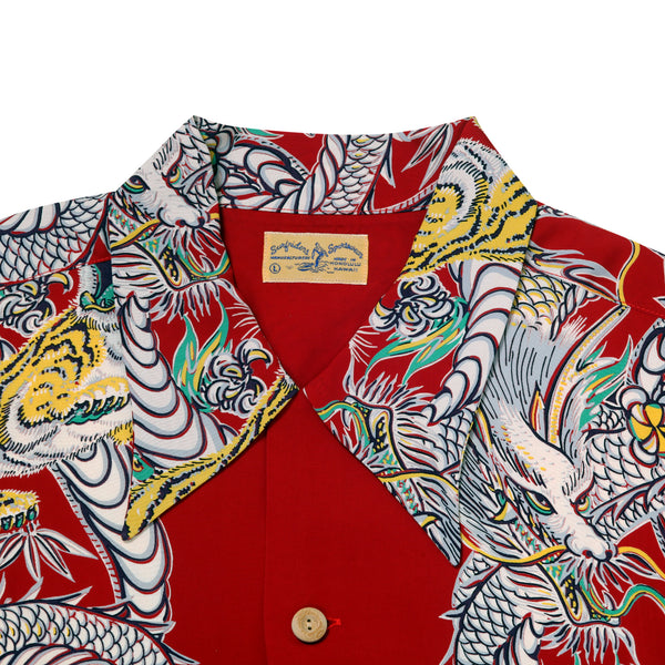 Special Edition Tornado Tiger SS38417 Red Hawaiian Shirt SURF11099