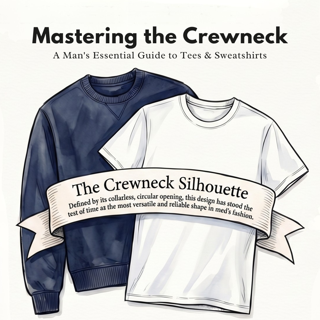 The Ultimate Guide to Men's Crewnecks: Mastering T-Shirts & Sweatshirts