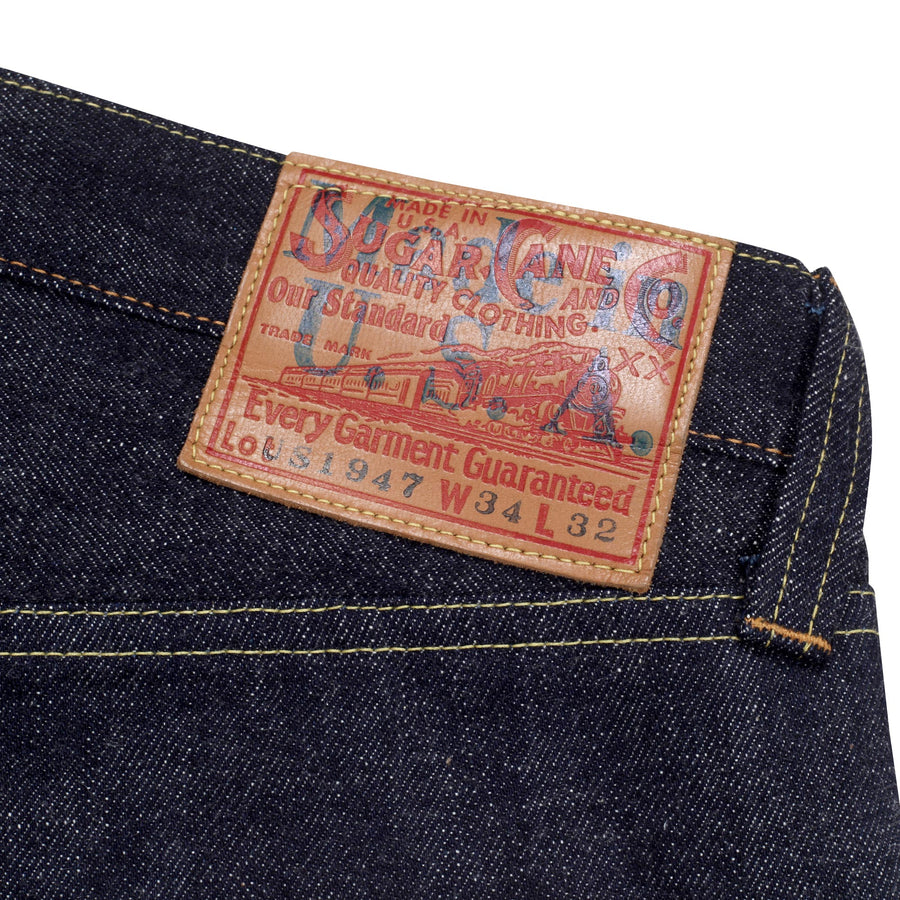 Dead Stock SC41872N Made in USA 1947 Non Wash 13oz Raw Jeans CANE10616