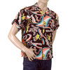 Sun Surf Mens SS34455 Brown Regular Fit Short Sleeve Cuban Collar Hawaiian Shirt with Underwater Coral Print SURF3726