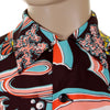 Sun Surf Mens SS34455 Brown Regular Fit Short Sleeve Cuban Collar Hawaiian Shirt with Underwater Coral Print SURF3726