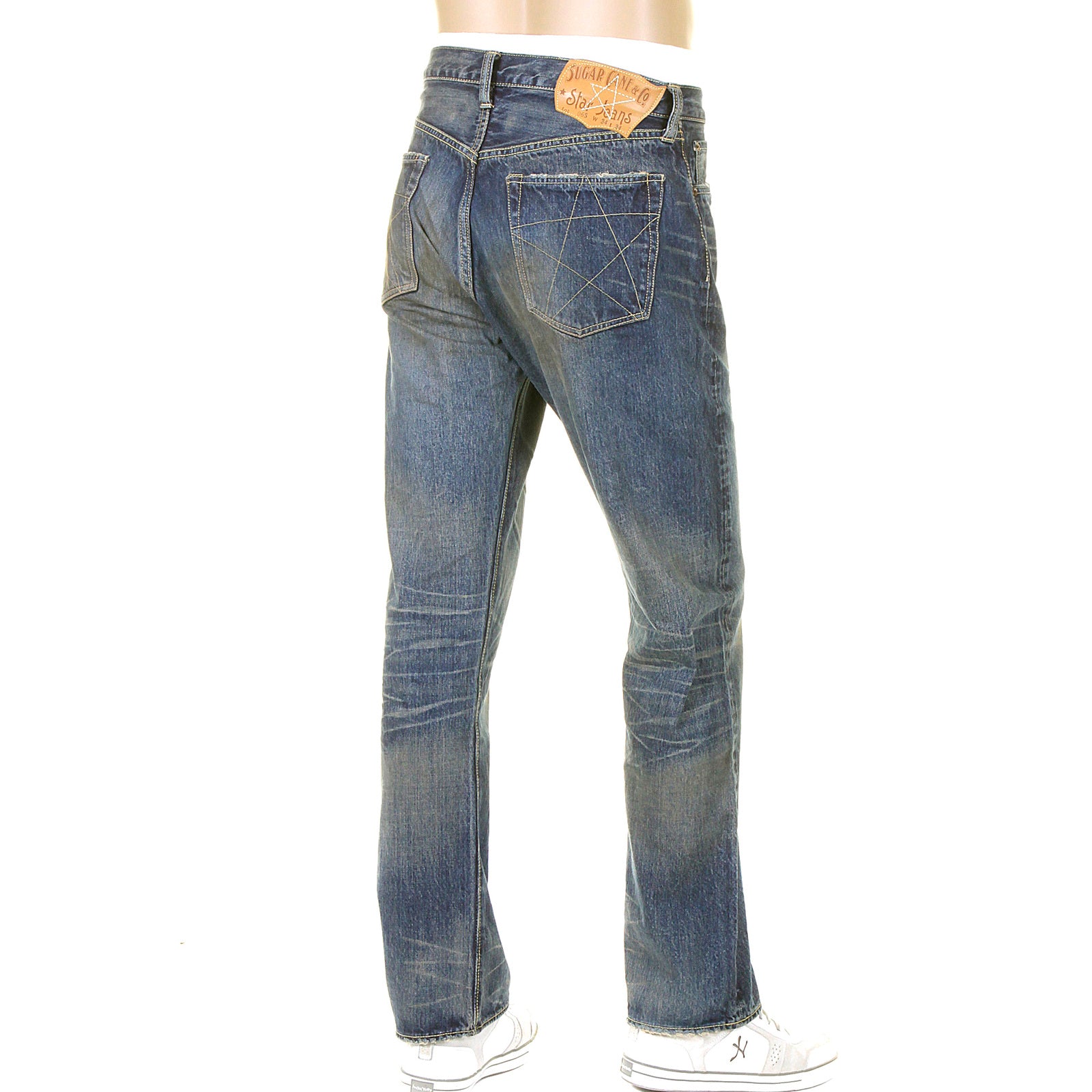 Union Star Hard Wash SC40065H Light Blue Selvedge Denim Jeans