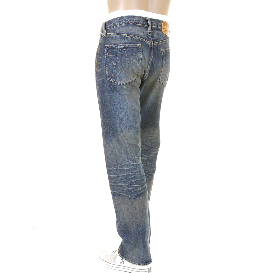 Union Star Hard Wash SC40065H Light Blue Selvedge Denim Jeans CANE9027