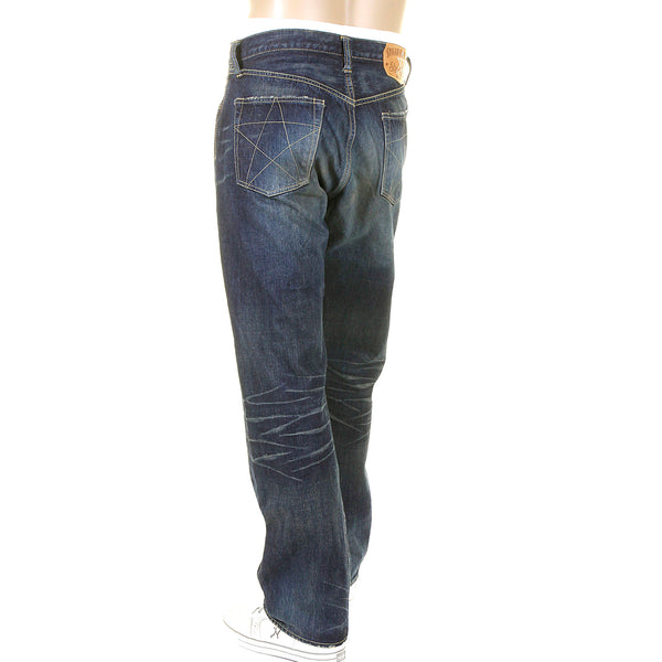 Union Star SC40065H Hard Dark Wash Selvedge Denim Jeans CANE9028