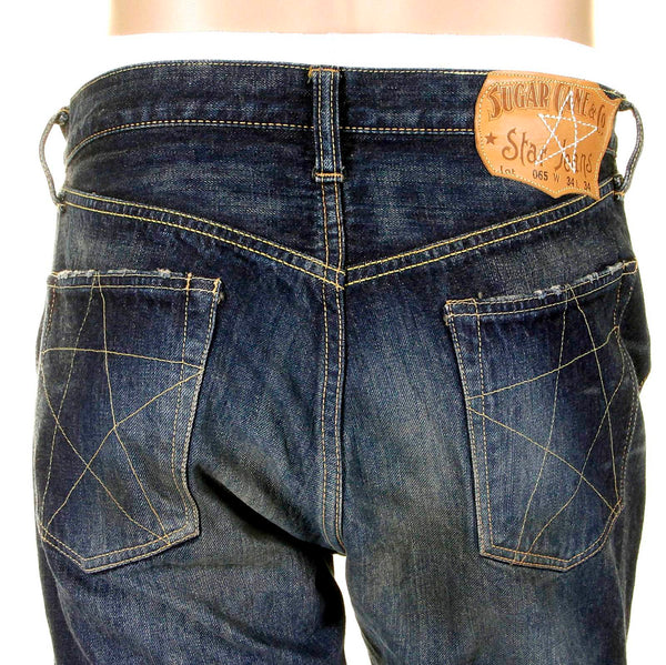 Union Star SC40065H Hard Dark Wash Selvedge Denim Jeans CANE9028