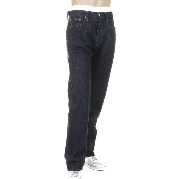Navy Blue Union Star SC40065A One Wash Selvedge Denim Jeans