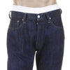 One Wash Vintage Cut SC40401A Navy Blue Selvedge Denim Jeans CANE2029