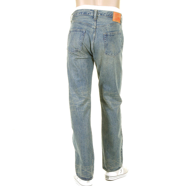 Vintage Hard Wash Light Blue SC41947H Selvedge Denim Jeans CANE5252