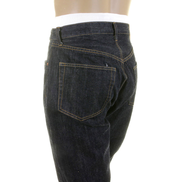 One Wash Dark 14oz SC41966A Vintage Cut Selvedge Denim Jeans CANE2826