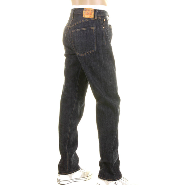 One Wash Dark 14oz SC41966A Vintage Cut Selvedge Denim Jeans CANE2826