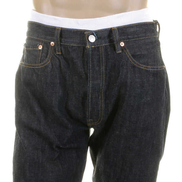 One Wash Dark 14oz SC41966A Vintage Cut Selvedge Denim Jeans CANE2826