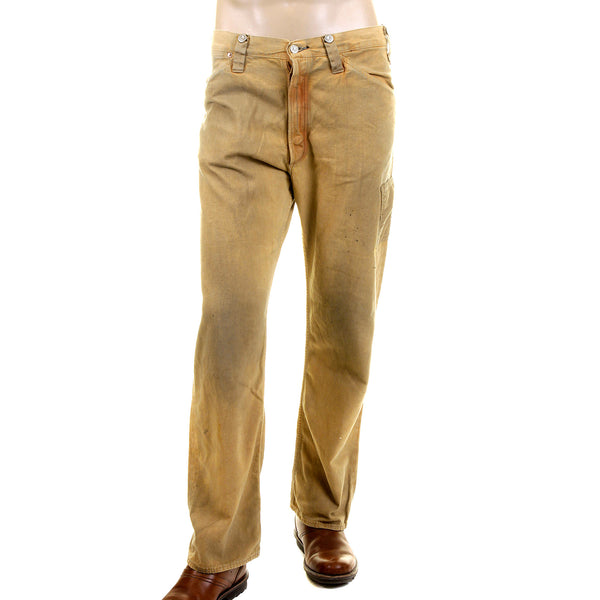 Sugar Cane SC40941H Fiction romance brown vintage wash denim jeans CANE2831