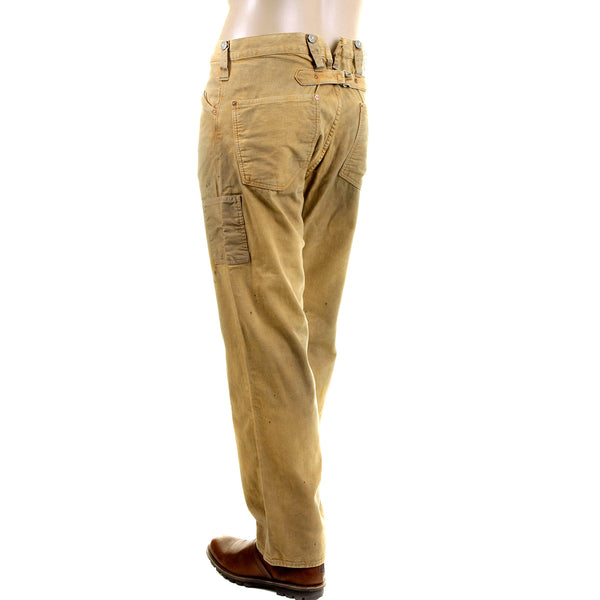 Sugar Cane SC40941H Fiction romance brown vintage wash denim jeans CANE2831