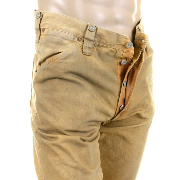 Sugar Cane SC40941H Fiction romance brown vintage wash denim jeans CANE2831