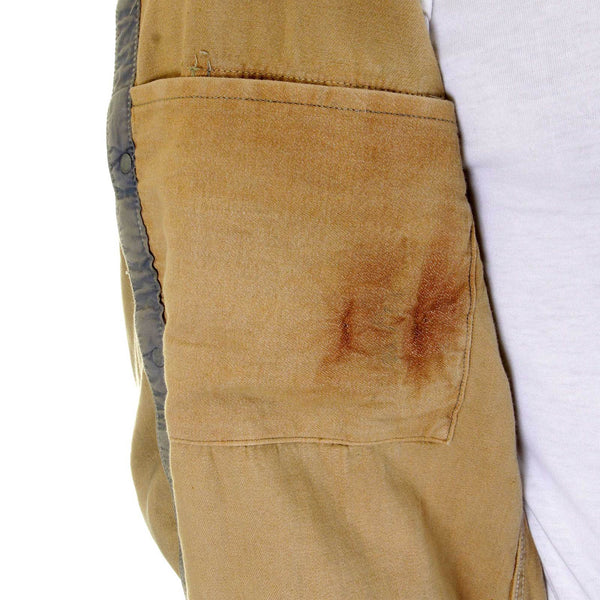 Sugarcane Mens SC12241H Vintage Wash Brown Fiction Romance Denim Workwear Jacket/Overshirt CANE2830A