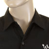 Sugarcane Mens SC35464 Short Sleeve Regular Fit Black Pleasure Valley Work Shirt CANE0246