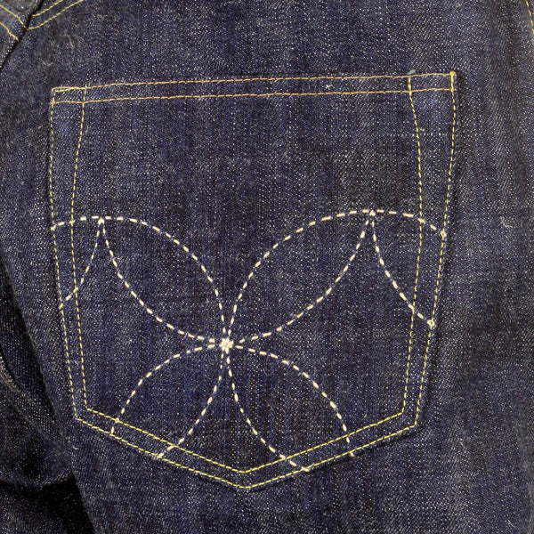 Non Wash SC40401N Raw Japanese Selvedge Denim Jeans CANE2087