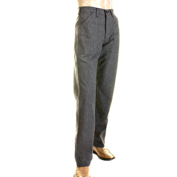 Loose Fit Vintage Cut SC40942 Charcoal Black Workwear Pants CANE0247