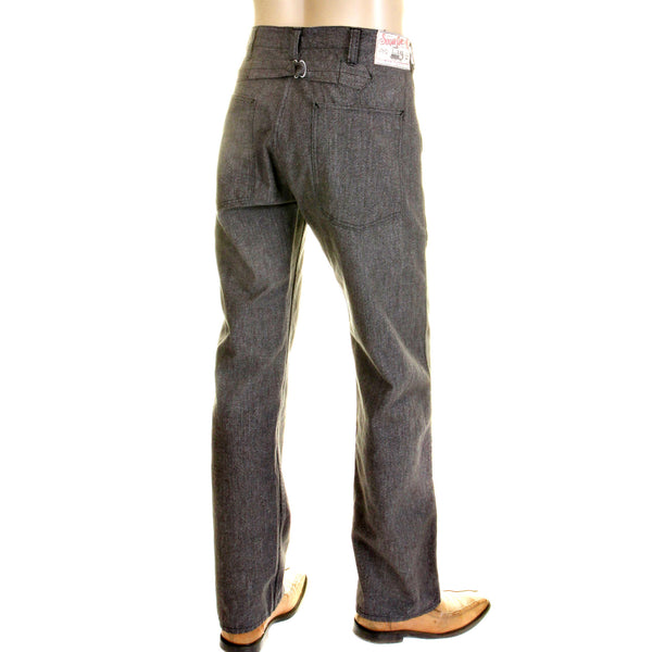 Loose Fit Vintage Cut SC40942 Charcoal Black Workwear Pants