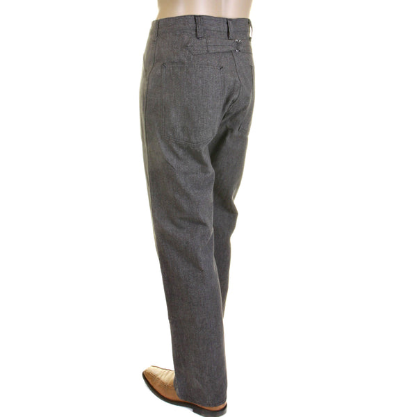 Loose Fit Vintage Cut SC40942 Charcoal Black Workwear Pants CANE0247