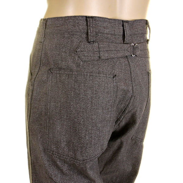 Loose Fit Vintage Cut SC40942 Charcoal Black Workwear Pants CANE0247