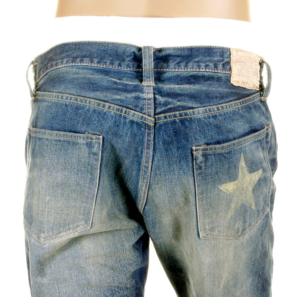 Faded Blue 14oz Lone Star SC40901R Selvedge Denim Jeans CANE2105