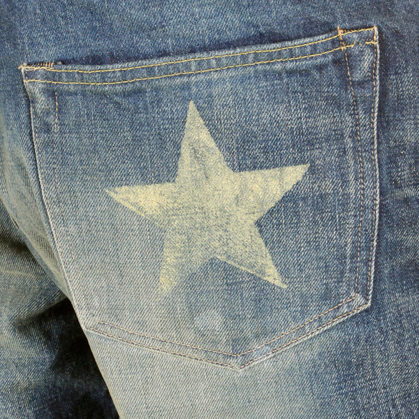 Faded Blue 14oz Lone Star SC40901R Selvedge Denim Jeans CANE2105