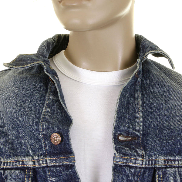 Vintage Lone Star 14oz Hard Light Wash SC11901H Denim Jacket CANE2829