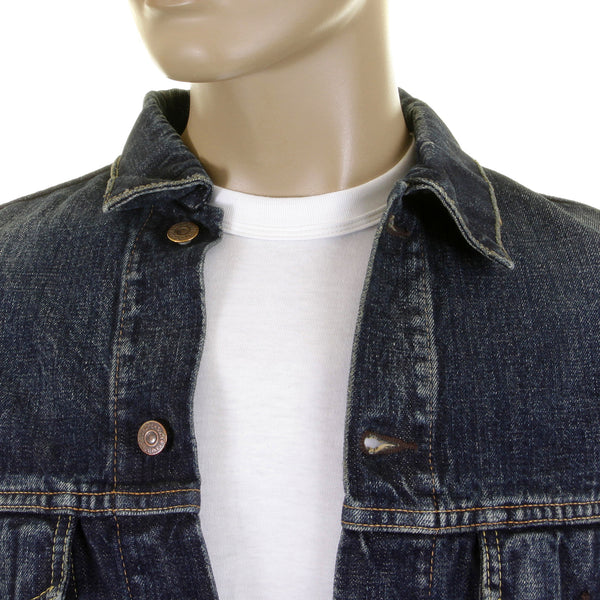 Vintage Lone Star 14oz Dark Hard Wash SC11901H Denim Jacket CANE2822